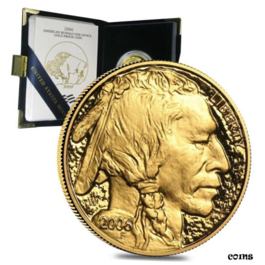 yɔi/iۏ؏tz AeB[NRC  2006-W 1 oz Proof Gold Buffalo $50 Coin (w/Box & COA) [] #gcf-wr-010168-44