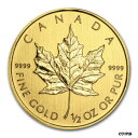 2012 カナダ 1/2 オンス ゴールド メープル リーフ BU - SKU #650692012 Canada 1/2 oz Gold Maple Leaf...