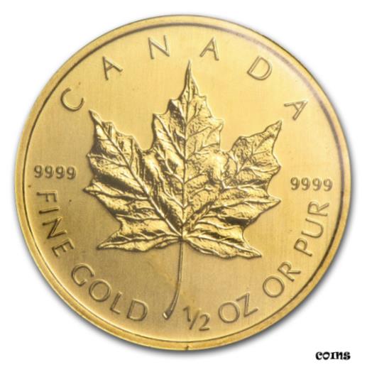 ڶ/ʼݾڽա ƥ  2011 Canada 1/2 oz Gold Maple Leaf BU - SKU #59142 [̵] #gof-wr-010170-185