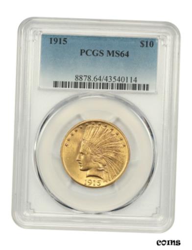 ڶ/ʼݾڽա ƥ  1915 $10 PCGS MS64 - Frosty Luster - Indian ...