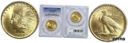 1907 ǯ $10  PCGS MS-65 åȡʤ1907 $10 Gold Coin PCGS MS-65 No Motto