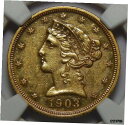 yɔi/iۏ؏tz AeB[NRC  1903 NGC PF58 $5 LIBERTY HEAD GOLD [] #got-wr-010175-4395