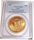 【極美品/品質保証書付】 アンティークコイン 硬貨 1907 $20 Philadelphia GEM St Gaudens Double Eagle PCGS MS65!!! [送料無料] #oot-wr-010175-476