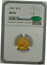 yɔi/iۏ؏tz AeB[NRC  1927 $2 1/2 Gold Indian MS64 NGC ~ CAC 944928-12 [] #got-wr-010175-905