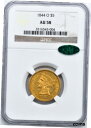 yɔi/iۏ؏tz AeB[NRC d 1844-O LIBERTY $5 NGC AU 58 [] #oot-wr-010191-189