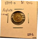 yɔi/iۏ؏tz AeB[NRC RC   [] 1849-O (AU) Gold Dollar New Orleans $1 Type 1 About Uncirculated