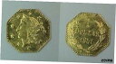 【極美品/品質保証書付】 アンティークコイン コイン 金貨 銀貨 [送料無料] 1857 Liberty Head Octagon Cal California Gold Coin 25 Cent BU BG-1301-A