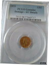 yɔi/iۏ؏tz AeB[NRC RC   [] 1851 Gold Piece $1 PCGS Genuine Damage AU Details