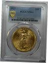 チョイス 1927 $20 セント ゴーデン ダブル イーグル 金貨 MS64CHOICE 1927 $20 St. Gaudens Double Eagle Gold Coin MS64(3)