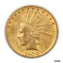 【極美品/品質保証書付】 アンティークコイン 硬貨 1909 10 Indian PCGS MS63 (CAC) 送料無料 oot-wr-010193-3390