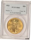 yɔi/iۏ؏tz AeB[NRC  1922 $20 Saint Gaudens Gold Double Eagle PCGS MS62 Pre-1933 Gold Older Holder [] #got-wr-010193-387