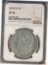 1878-CC モーガン シルバー ドル **NGC 認定 XF 45** 送料無料!!1878-CC MORGAN SILVER DOLLAR **NGC C...