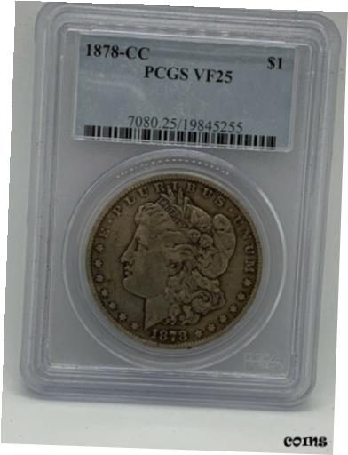 ڶ/ʼݾڽա ƥ    [̵] (1) 1878 CC Carson City Morgan Silver Dollar - Coin Graded PCGS VF 25