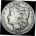 【極美品/品質保証書付】 アンティークコイン コイン 金貨 銀貨 送料無料 1879-S Reverse 1878 Morgan Dollar Silver US Coin --- NICE --- V758
