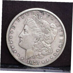 【極美品/品質保証書付】 アンティークコイン コイン 金貨 銀貨 [送料無料] 1878-CC Morgan Dollar - Ch XF (#37871)