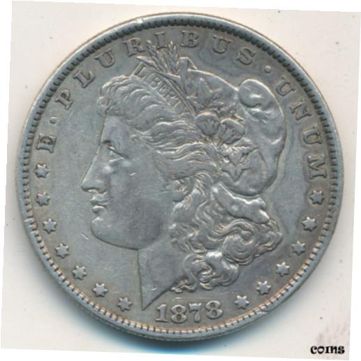  アンティークコイン コイン 金貨 銀貨  1878 MORGAN SILVER DOLLAR 7TF REV 79-VERY NICE GENTLY CIRCULATED-SHIPS FREE-INV1