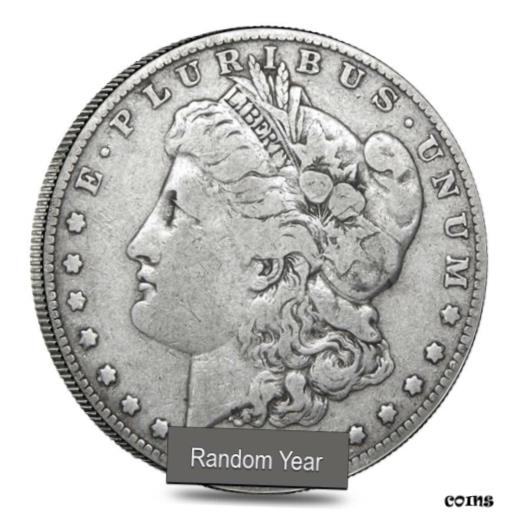 楽天金銀プラチナ　ワールドリソース【極美品/品質保証書付】 アンティークコイン コイン 金貨 銀貨 [送料無料] Sale Price - 1878-1904 Morgan Silver Dollar VG-VF （Random Year）