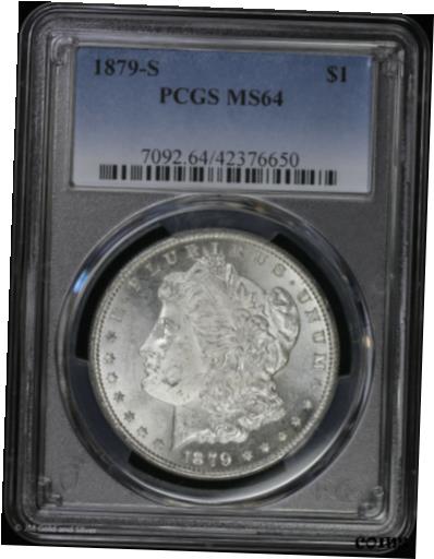 yɔi/iۏ؏tz AeB[NRC RC   [] 1879 S $1 Morgan Dollar PCGS MS 64 | Uncirculated UNC BU