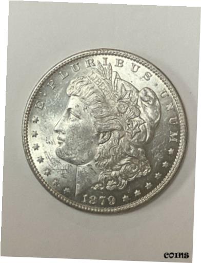  アンティークコイン コイン 金貨 銀貨  1879-P Morgan Silver Dollar Gem Brilliant Uncirculated DMPL Cartwheel Luster