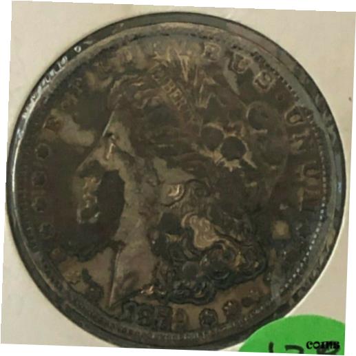  アンティークコイン コイン 金貨 銀貨  1879-P MORGAN AMAZINGLY TONED SILVER DOLLAR