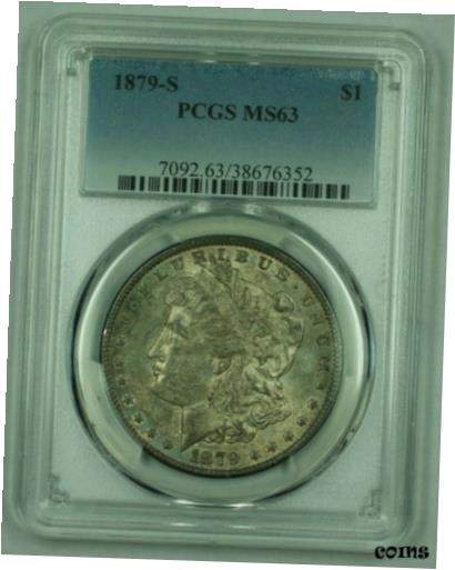yɔi/iۏ؏tz AeB[NRC RC   [] 1879-S Morgan Silver Dollar S$1 PCGS MS-63 Toned Toning (26)