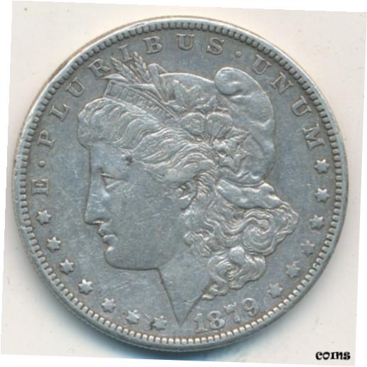  アンティークコイン コイン 金貨 銀貨  1879-S MORGAN SILVER DOLLAR REVERSE 1878-VERY NICE CIRCULATED-SHIPS FREE! INV:1