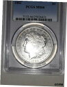 1882 P モルガン PCGS MS66 極上コイン、調色なし!!とてもきれいな頬1882 P Morgan PCGS MS66 Exquisite Coin, No Toning!! Very Clean Cheek