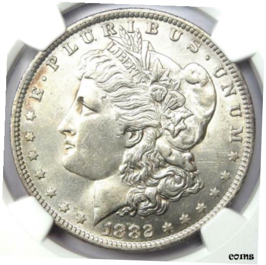 yɔi/iۏ؏tz AeB[NRC RC   [] 1882-O/S Morgan Silver Dollar $1. NGC Uncirculated Detail (UNC MS) - Strong O/S