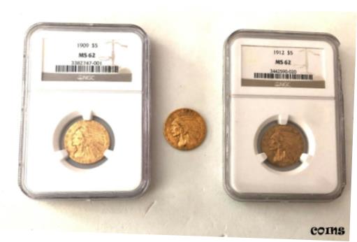  アンティークコイン 金貨 LOOK------------3- U.S. $5.00 INDIAN HEAD GOLD COINS  #gcf-wr-010253-15