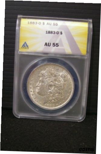 yɔi/iۏ؏tz AeB[NRC RC   [] 1883-O Morgan Dollar AU55 Please read detail description-Beautiful Coin !!!!