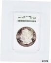 【極美品/品質保証書付】 アンティークコイン 銀貨 1884-CC Morgan Silver Dollar ANACS MS65 DMPL Deep Mirror Proof Like $1 [送料無料] #sof-wr-010256-3008