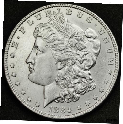  アンティークコイン コイン 金貨 銀貨  1884-p Morgan Silver Dollar. B.U. 92143 (Inventory E)