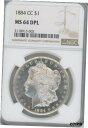  アンティークコイン 硬貨 1884 CC Morgan Dollar NGC MS64 DPL Brown Label  #oot-wr-010256-5076