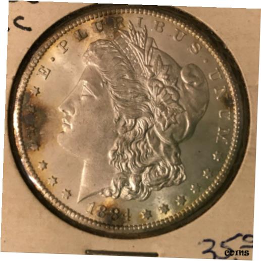  アンティークコイン コイン 金貨 銀貨  1884 CC Carson City Morgan Dollar Silver Coin