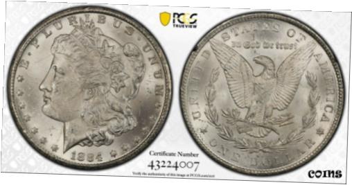  アンティークコイン コイン 金貨 銀貨  1884-CC MORGAN DOLLAR GSA HOARD PCGS MS-63 BOX & PAPER INCLUDED GREAT LUSTER