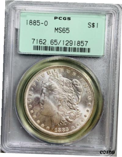 【極美品/品質保証書付】 アンティークコイン コイン 金貨 銀貨 送料無料 1885-O Morgan Silver Dollar - PCGS MS65 - Sons of Texas Coins