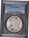  アンティークコイン コイン 金貨 銀貨  1885-O $1 Morgan Silver Dollar PCGS MS64+