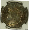  アンティークコイン コイン 金貨 銀貨  1885-O Morgan Dollar. NGC MS65+. Amazing Layers Of Original Color.