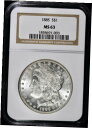  アンティークコイン コイン 金貨 銀貨  1885 Morgan Silver Dollar $1 NGC MS 63 (BU Uncirculated, Unc.) Philadelphia