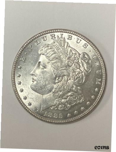  アンティークコイン コイン 金貨 銀貨  1885-P Morgan Silver Dollar Gem Brilliant Uncirculated DMPL Cartwheel Luster