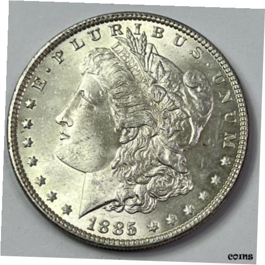 ڶ/ʼݾڽա ƥ    [̵] 1885 (MS+++) Morgan Silver Dollar - BRIGHT WHITE - SWEET LUSTER