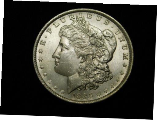  アンティークコイン コイン 金貨 銀貨  1885-O MORGAN SILVER DOLLAR UNCIRCULATED 90% SILVER BLAST WHITE CARTWHEEL