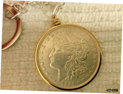 ڶ/ʼݾڽա ƥ    [̵] Blacks: Morgan BU (Brilliant!) (1921) Silver Dollar 90% Pure Silver Keychain