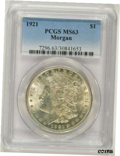 ڶ/ʼݾڽա ƥ    [̵] 1921 Morgan Silver Dollar $1 PCGS MS63 30841653