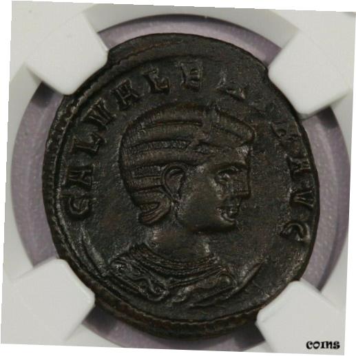 yɔi/iۏ؏tz AeB[NRC RC   [] 293-311 AD Roman Empire Gal. Valeria BI Nummus Serdica NGC AU B-9