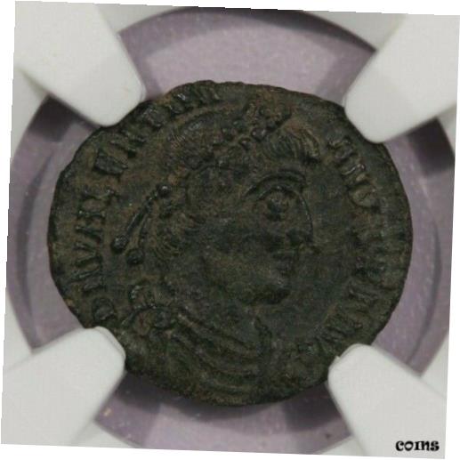 AD 364-375  AE3 Nummus Valentinian I NGC Ch VF b-8364-375 AD Wes...