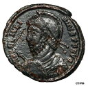 ユリアヌス二世背教者「奉納、シシア、ヤシの枝」 RIC 415 良好 VFJulian II The Apostate "Votive, Siscia, Palm Branches" RIC 415 Good VF