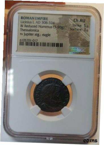  ꥭ˥ AD 308-324 Choice AURoman Empire Licinius AD 308-324 Choic...
