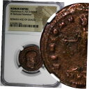 yɔi/iۏ؏tz AeB[NRC RC   [] ROMAN Maximinus II AD 310-313 Bi Redused Nummus / GENIUS NGC (206)