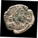 【極美品/品質保証書付】 アンティークコイン コイン 金貨 銀貨 送料無料 Lucernae Magnus Maximus Nummus SPES ROMANORVM SCON Thessalonica 383-388 AD.
